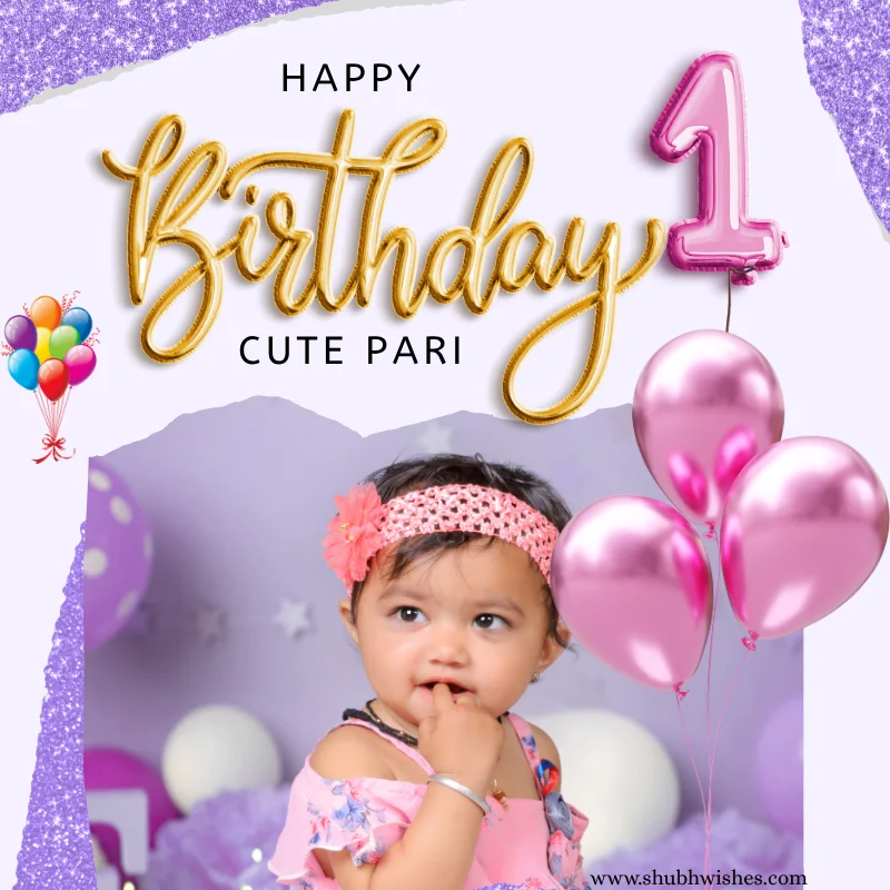 1st Birthday Messages for Granddaughter