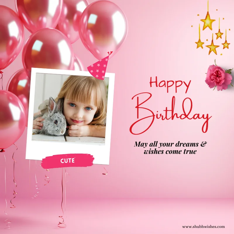 1st Birthday Wishes for Baby Girl